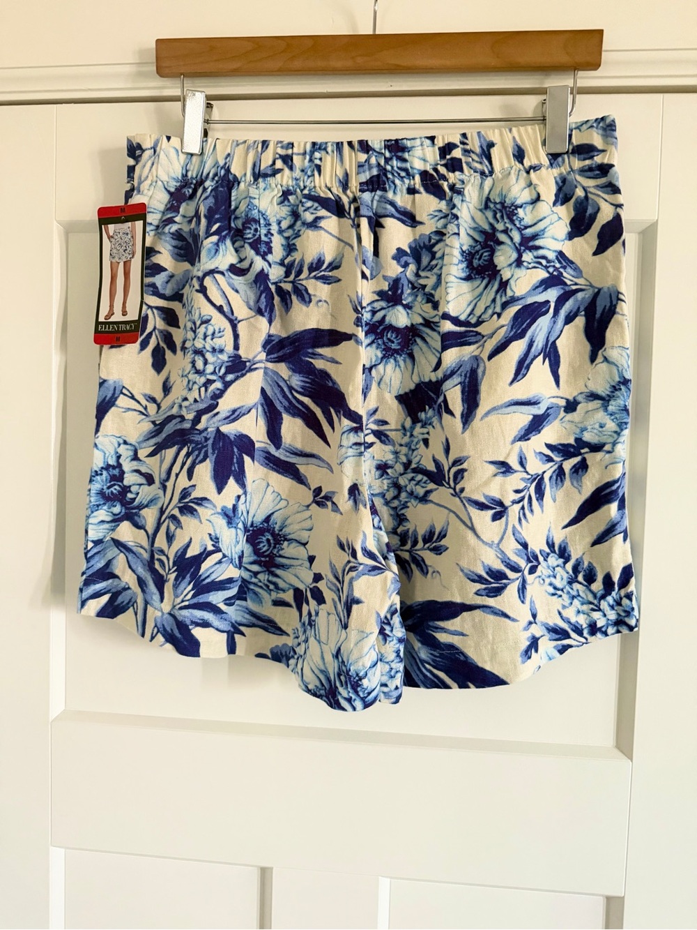 Ellen Tracy Skort Linen Blend Skirt shorts Size M - Picture 9 of 13